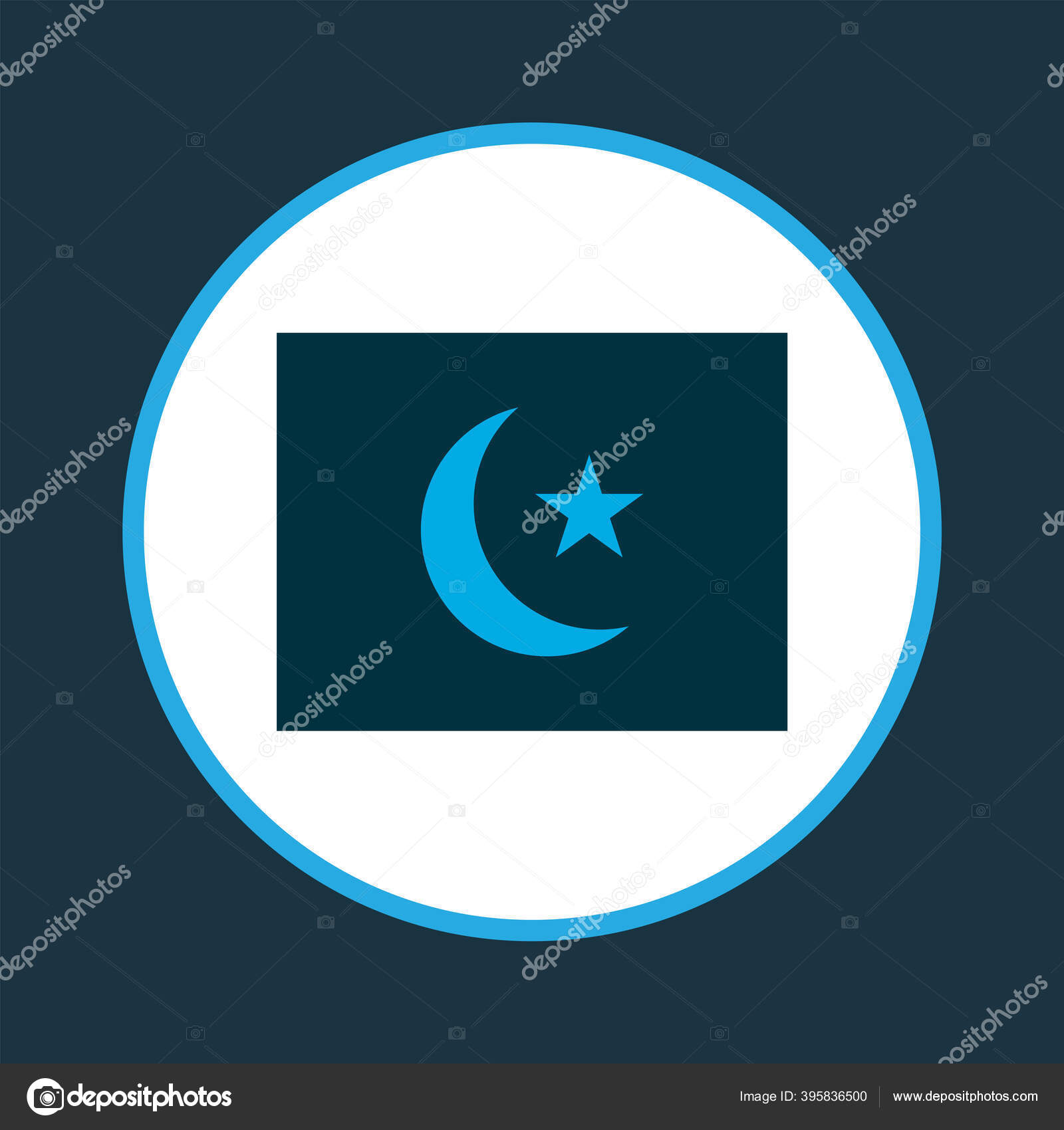 Islam Flag Icon Colored Symbol Premium Quality Isolated Religions Emblem Element In Trendy Style Stock Photo C lbedouin Gmail Com