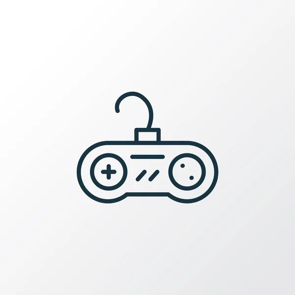 Game controller pictogram lijn symbool. Premium kwaliteit geïsoleerd gamepad element in trendy stijl. — Stockfoto