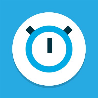 Kronometre simgesi renkli sembol. Premium kalite izole edilmiş ikinci metre ögesi modada.