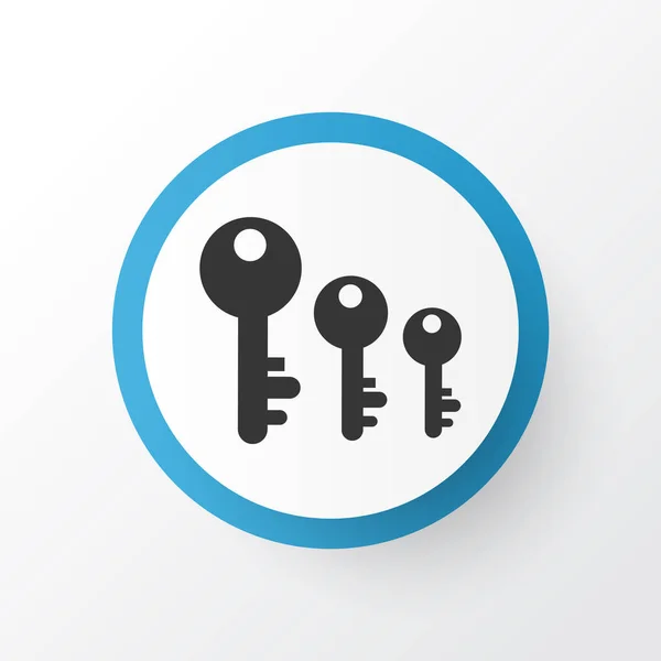 Symbole d'icône de classement de mot clé. Élément de tri des clés isolé de qualité Premium dans un style tendance. — Image vectorielle