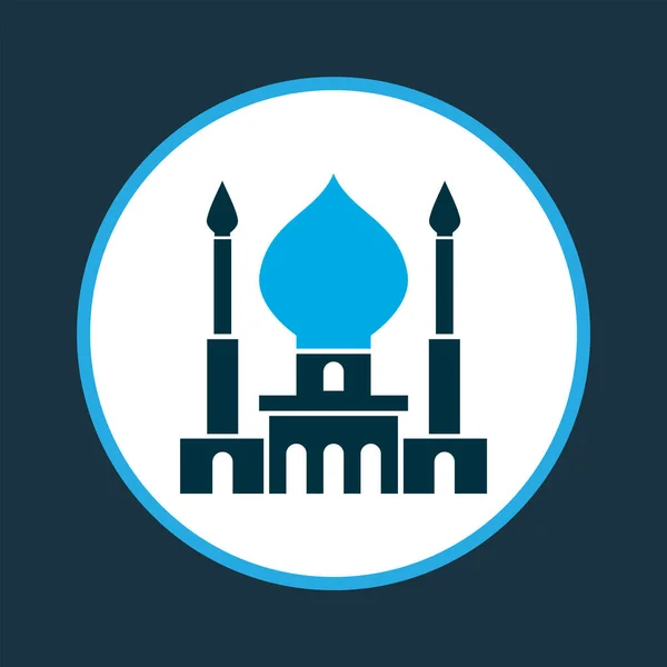 Mecset ikon színes szimbólum. Prémium minőségű elszigetelt istenek ház elem trendi stílusban. — Stock Vector