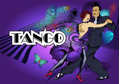  Dans eden bir çift. Gangster tarzı 1930.