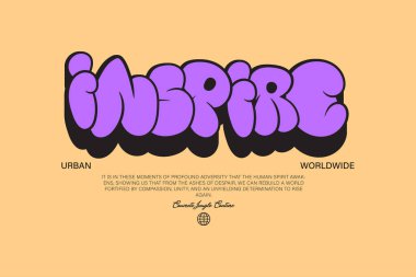 Grafik t-shirt sokak giyimi tipografi baskısı biçim vektör tasarımı