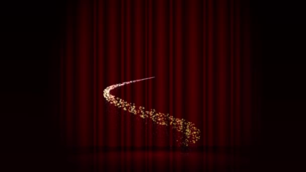 Vidéo de sentiers magiques colorés 