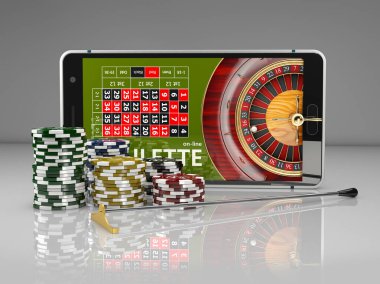 Online internet kumarhane uygulaması, çipli rulet, kumarhane oyunları.