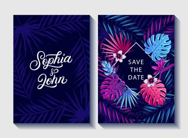 Tarihi düğün davet davetini kaydetmek.