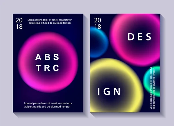 Ensemble d'affiches de design créatif — Image vectorielle