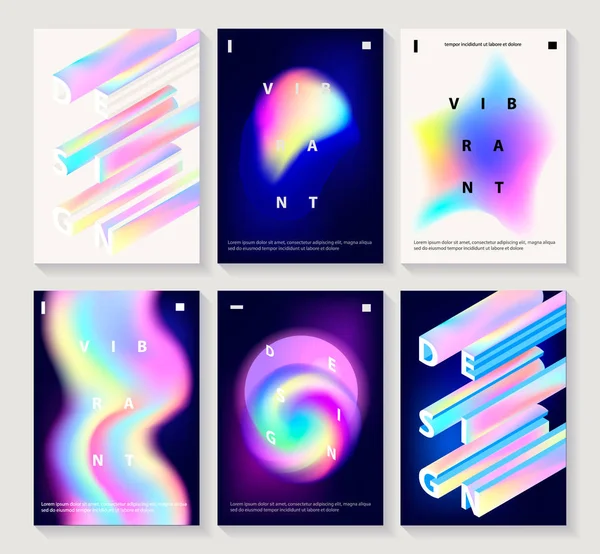 Ensemble d'affiches de design créatif — Image vectorielle