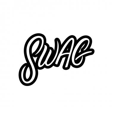 Swag el yazılı yazı.