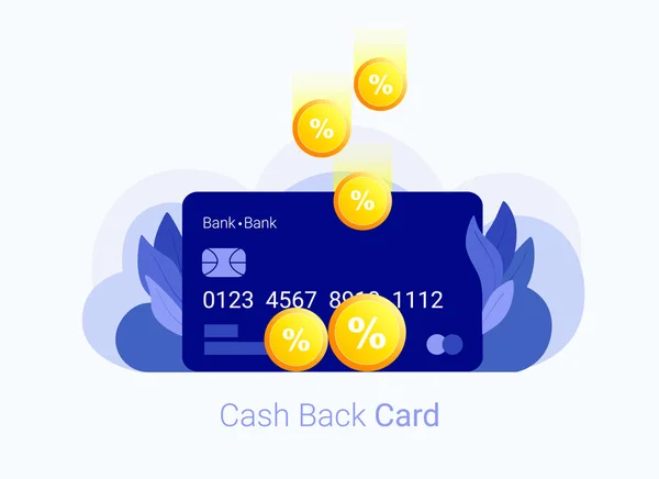 Cash back concept. — Stock Vector