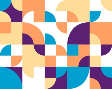 Retro geometrik arka plan