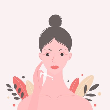 Cilt Bakımı Çizimi.