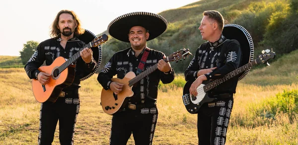 Mariachi mexikói zenészek — Stock Fotó