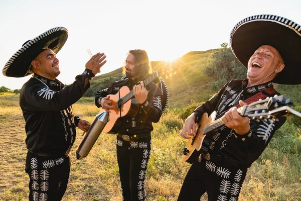 Mariachi mexikói zenészek — Stock Fotó