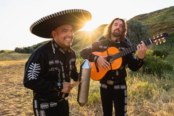 Mariachi mexikói zenészek — Stock Fotó