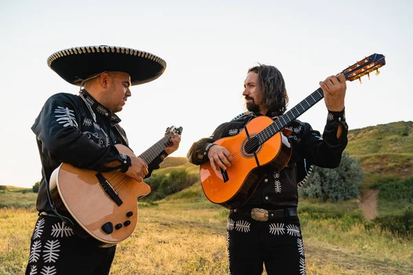 Mariachi mexikói zenészek — Stock Fotó