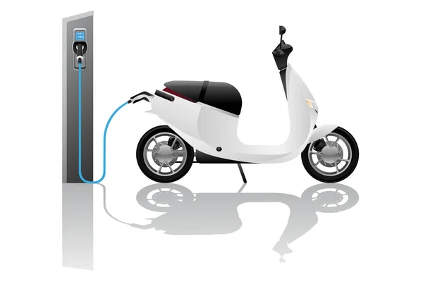 Scooter elétrico para compartilhamento — Vetor de Stock