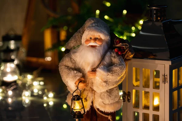 Weihnachtsdekoration im Innenraum — Stockfoto