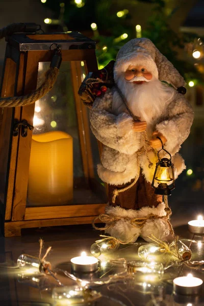 Christmas decoration in interior — Stock Photo, Image