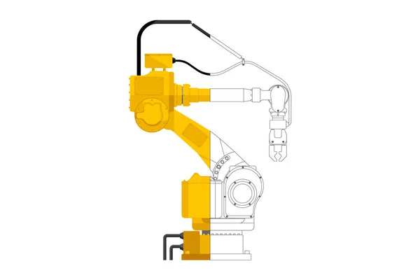 Vergadering handling robot — Stockvector