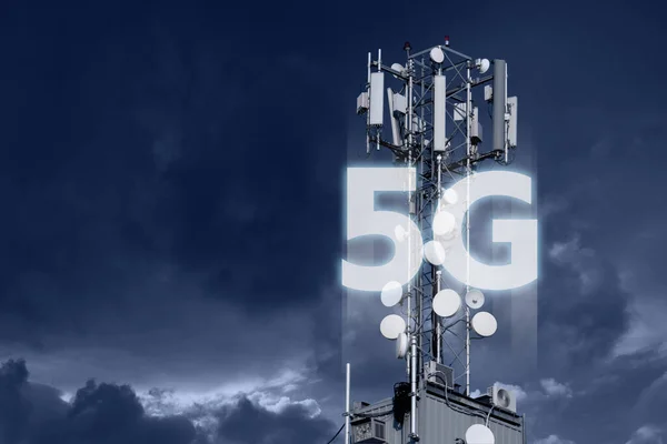 Transmisores de red 5G — Foto de Stock