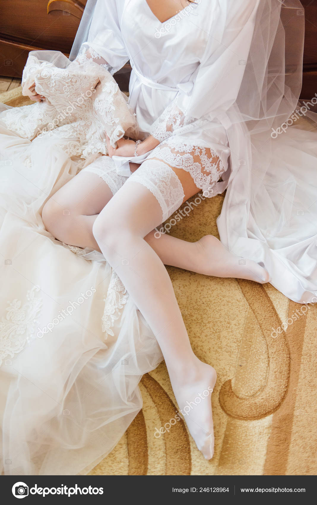 white lingerie dress