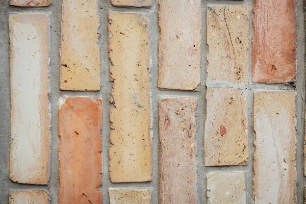 Fondo de pared de ladrillo marrón y textura estilo vintage — Foto de Stock