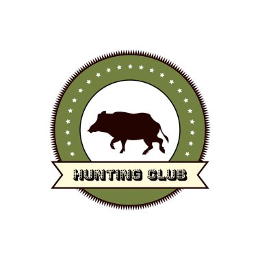 Vektör avcılık amblemi