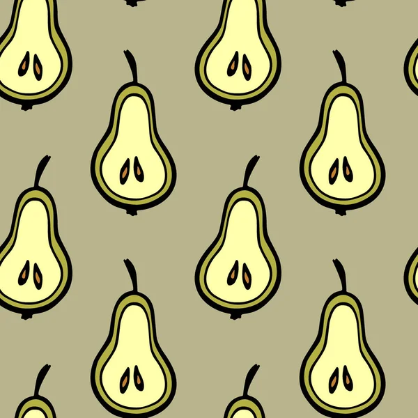 Elle çizilmiş armut desen