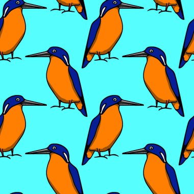 elle çizilmiş kuşlar desen