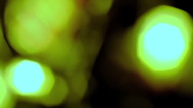 Arka planlar, hareketli grafikler veya birleştirme için siyah büyük Bokeh ışıkları. güzel çekilmiş.