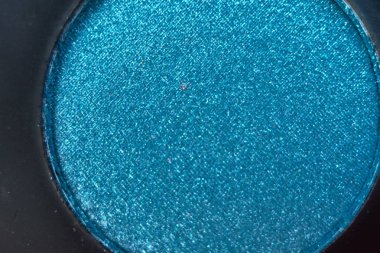 makro çekim mavi göz farları. dağınık kozmetik doku