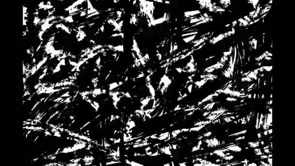 Black and white grunge background. Simply Place illustration. abstract,splattered , dirty,poster for your design. — Stock Video