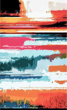 Tekstil ve duvar kağıdı desenleri. Basılabilir dijital illüstrasyon çalışması. Çiçek Yazdırma Tasarımı.