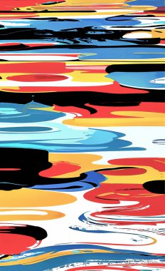 Tekstil ve duvar kağıdı desenleri. Basılabilir dijital illüstrasyon çalışması. Çiçek Yazdırma Tasarımı.