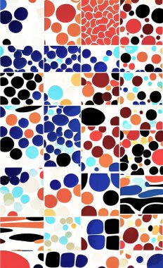 Tekstil ve duvar kağıdı desenleri. Basılabilir dijital illüstrasyon çalışması. Çiçek Yazdırma Tasarımı.