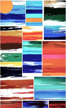 Tekstil ve duvar kağıdı desenleri. Basılabilir dijital illüstrasyon çalışması. Çiçek Yazdırma Tasarımı.