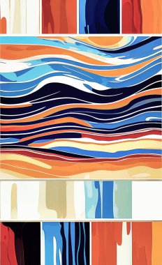 Tekstil ve duvar kağıdı desenleri. Basılabilir dijital illüstrasyon çalışması. Çiçek Yazdırma Tasarımı.