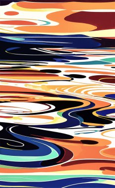 Tekstil ve duvar kağıdı desenleri. Basılabilir dijital illüstrasyon çalışması. Çiçek Yazdırma Tasarımı.