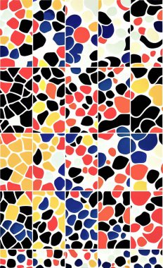 Tekstil ve duvar kağıdı desenleri. Basılabilir dijital illüstrasyon çalışması. Çiçek Yazdırma Tasarımı.