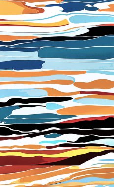 Tekstil ve duvar kağıdı desenleri. Basılabilir dijital illüstrasyon çalışması. Çiçek Yazdırma Tasarımı.