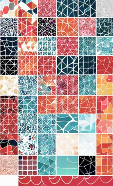 Tekstil ve duvar kağıdı desenleri. Basılabilir dijital illüstrasyon çalışması. Çiçek Yazdırma Tasarımı.