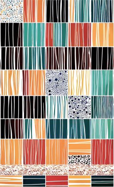 Tekstil ve duvar kağıdı desenleri. Basılabilir dijital illüstrasyon çalışması. Çiçek Yazdırma Tasarımı.