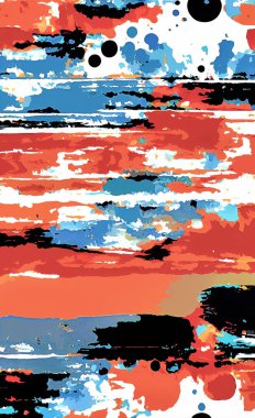 Tekstil ve duvar kağıdı desenleri. Basılabilir dijital illüstrasyon çalışması. Çiçek Yazdırma Tasarımı.