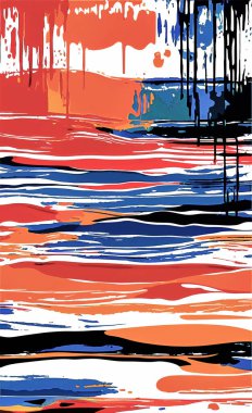 Tekstil ve duvar kağıdı desenleri. Basılabilir dijital illüstrasyon çalışması. Çiçek Yazdırma Tasarımı.