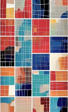 Tekstil ve duvar kağıdı desenleri. Basılabilir dijital illüstrasyon çalışması. Çiçek Yazdırma Tasarımı.