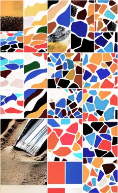 Tekstil ve duvar kağıdı desenleri. Basılabilir dijital illüstrasyon çalışması. Çiçek Yazdırma Tasarımı.