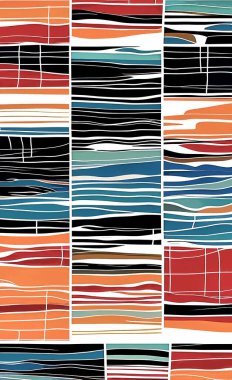 Tekstil ve duvar kağıdı desenleri. Basılabilir dijital illüstrasyon çalışması. Çiçek Yazdırma Tasarımı.