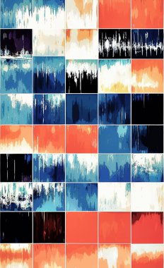 Tekstil ve duvar kağıdı desenleri. Basılabilir dijital illüstrasyon çalışması. Çiçek Yazdırma Tasarımı.