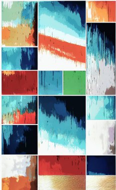 Tekstil ve duvar kağıdı desenleri. Basılabilir dijital illüstrasyon çalışması. Çiçek Yazdırma Tasarımı.